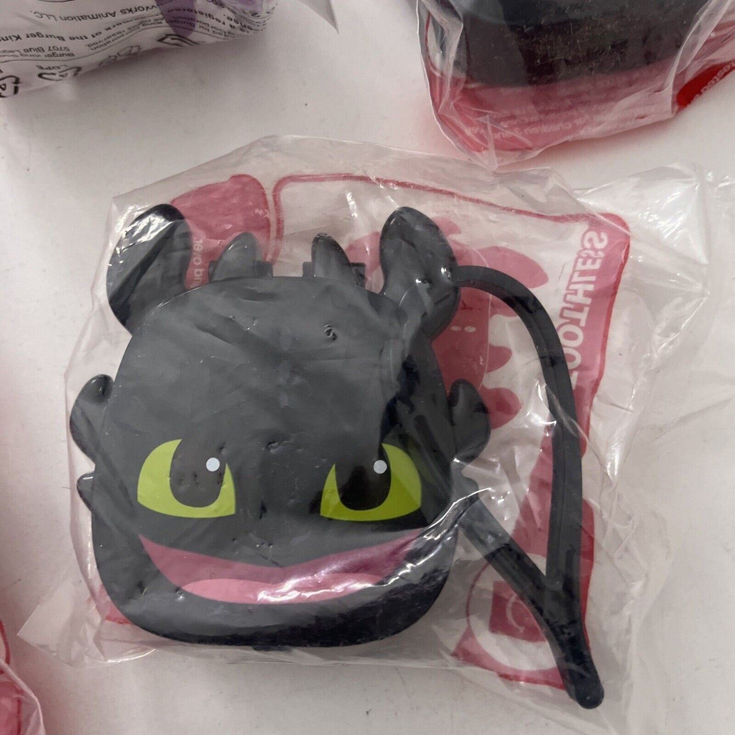 5x DreamWorks McDonald's Hungry Jack's Toy: Trolls, Toothless Poppy, Boss Baby
