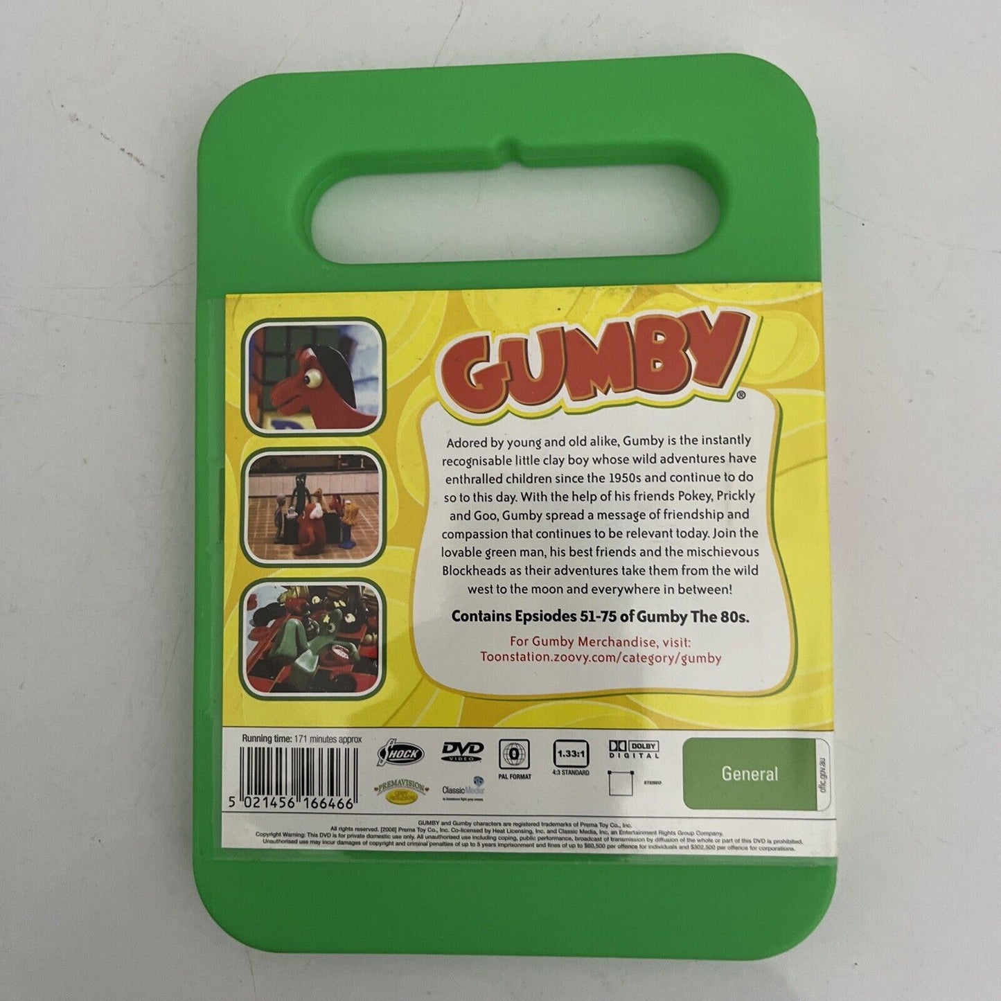 Gumby - The 80s : Vol 3 (DVD, 1988) All Regions