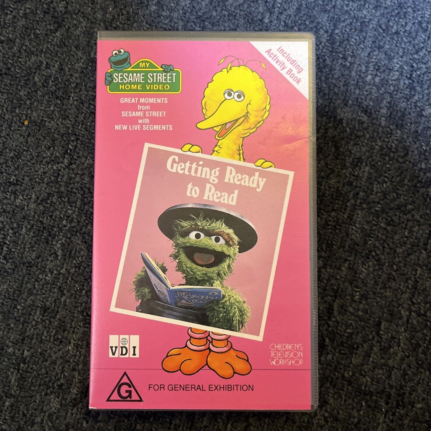Sesame Street - Getting Ready to Read, Getting Ready For School (VHS, 1991) PAL