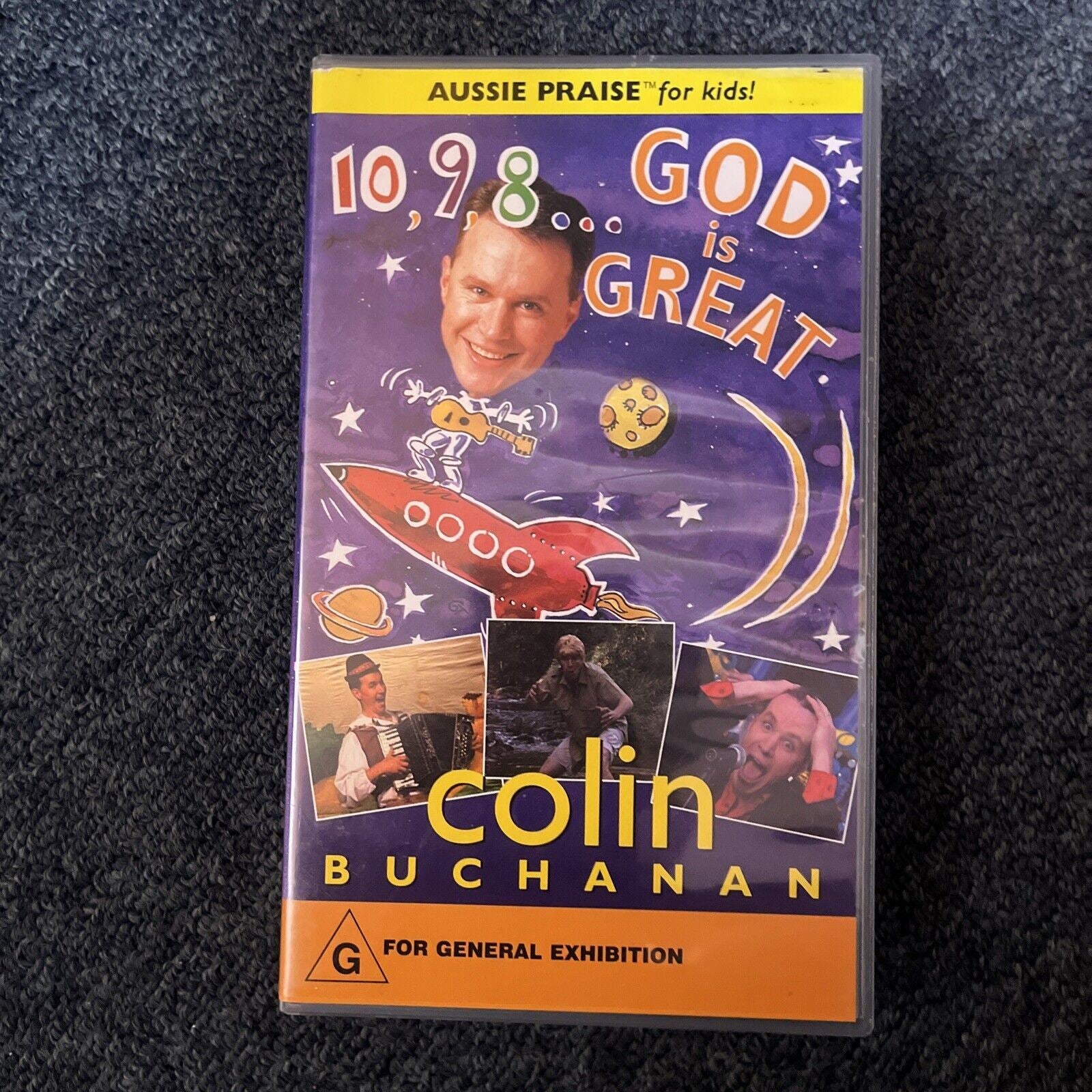 Colin Buchanan 10 9 8 God Is Great VHS 2002 PAL Retro Unit colin-buchanan-10-9-8-god-is-great-vhs-2002-pal-retro-unit