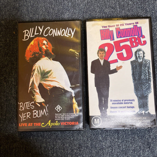 Billy Connolly - Bites Yer Bum Live / 25 BC (VHS) PAL