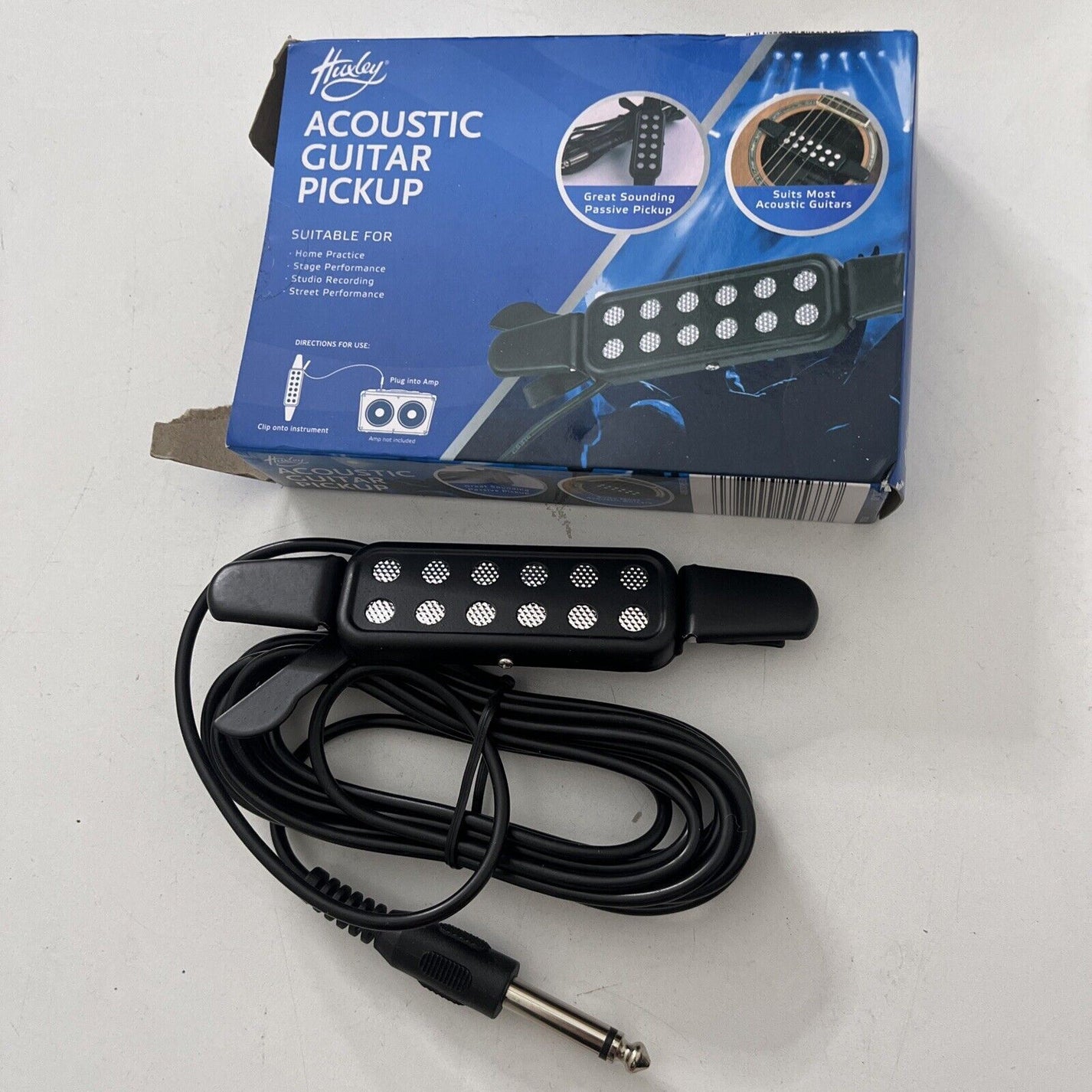 Huxley Acoustic Guitar Pickup *Never Used* Retro Unit