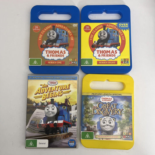 4x Thomas & Friends DVDs Lot Region 4