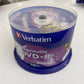 *New Sealed* Verbatim DVD+R 4.7GB 50 Pk  Printable 16x