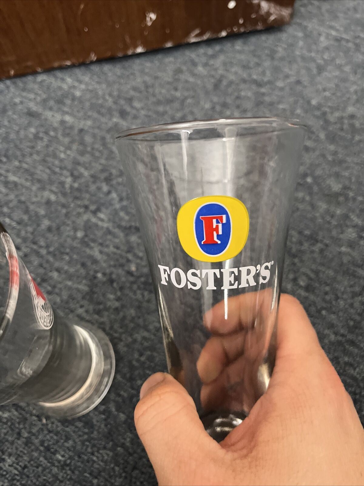 Foster's, Light ice, Red Back Original, Carlton Draught Drinking Glasses 285ml