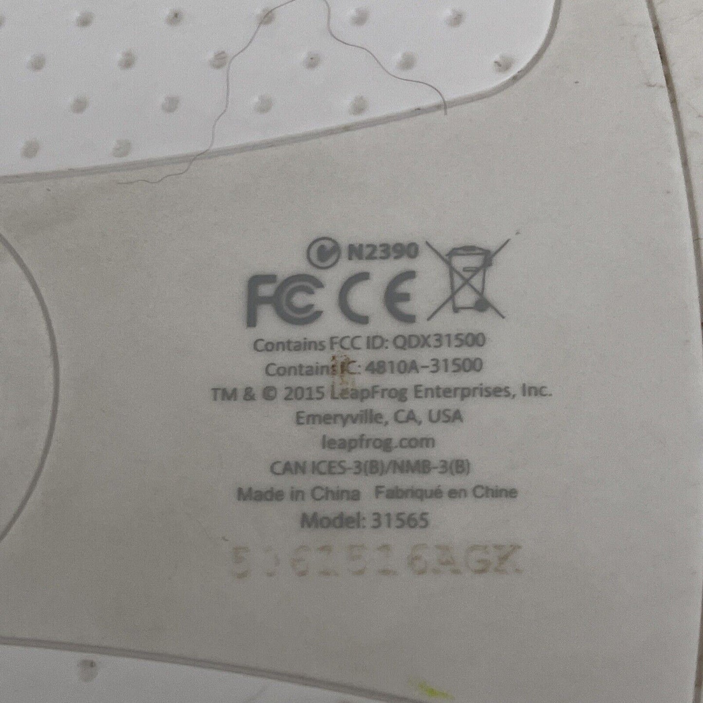 LeapPad Platinum Tablet Model 31565