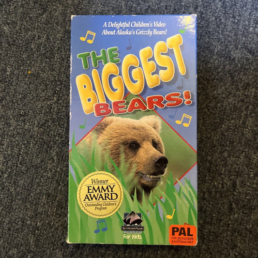 The Biggest Bears! (VHS, 1994) PAL