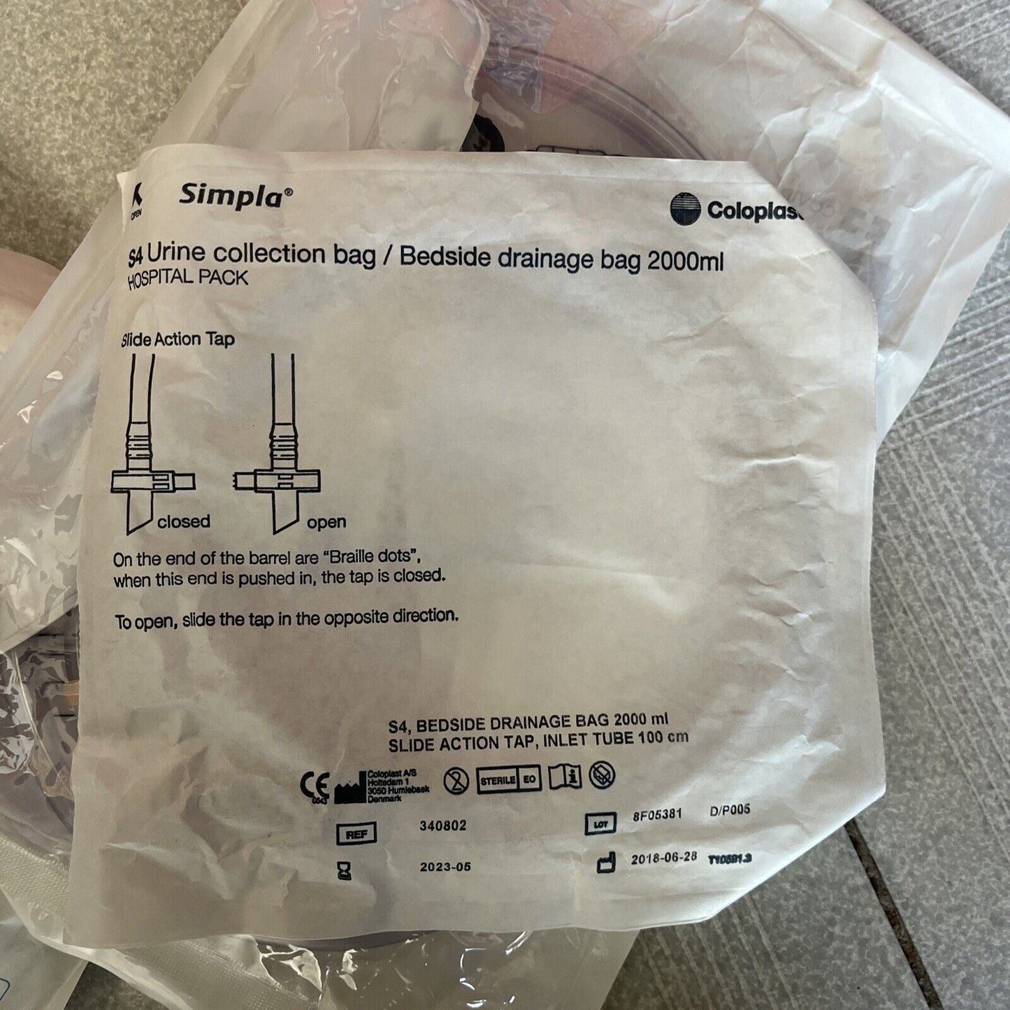 11x Urinary Drainage Bag 2L: 3x Urimaax, 5x Simpla S4, 3x Dover