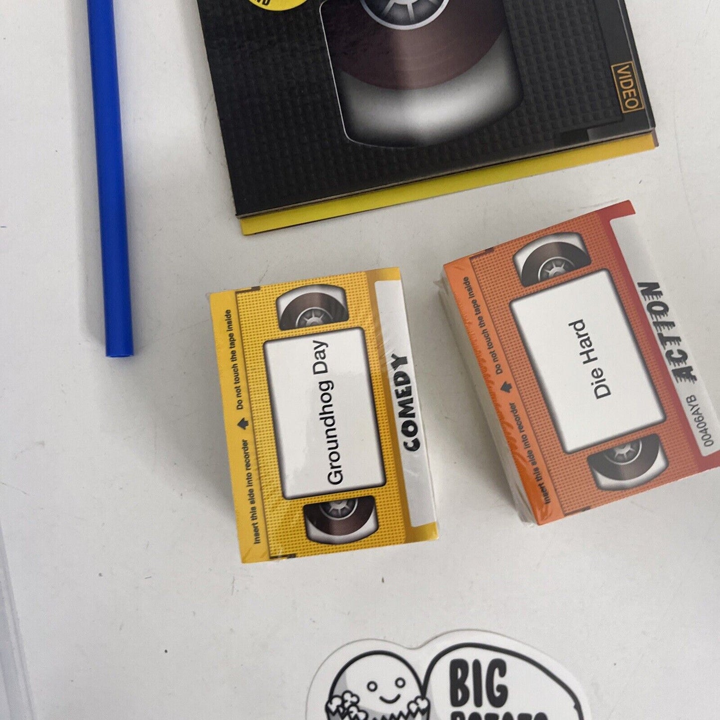 Blockbuster Party Game Card Packs Never Used. Retro VHS Case.