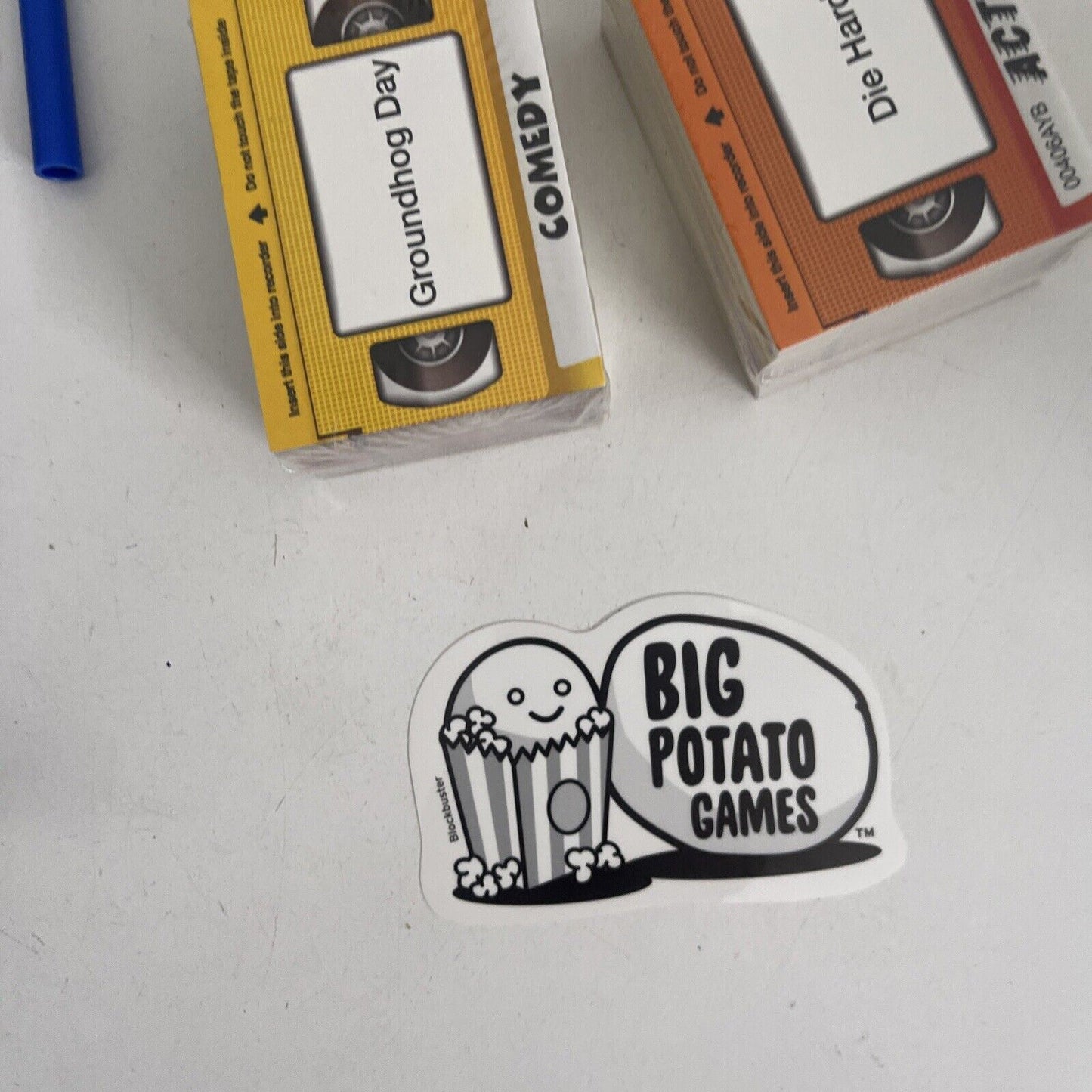 Blockbuster Party Game Card Packs Never Used. Retro VHS Case.