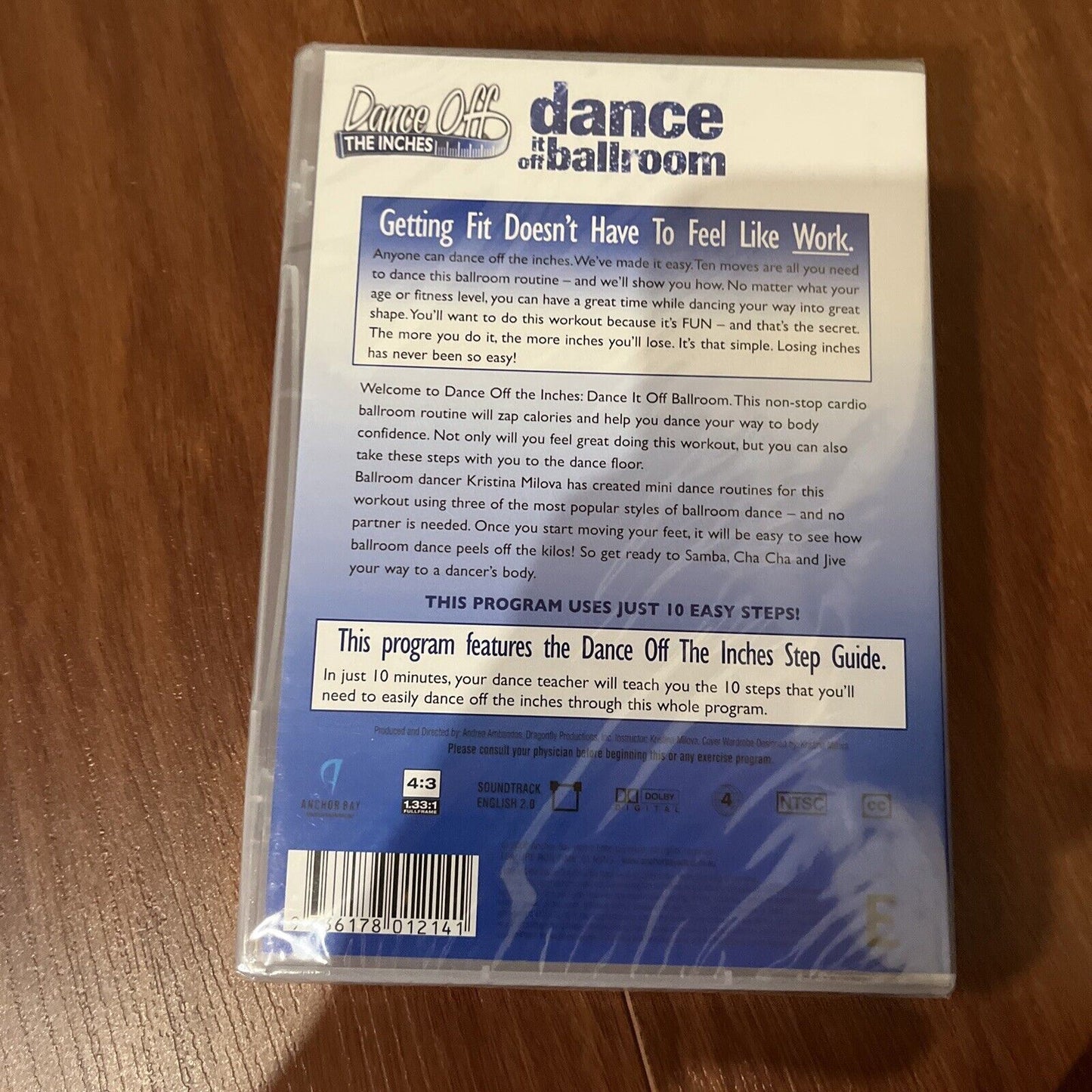 *New Sealed* Dance Off The Inches - Dance It Off Ballroom (DVD, 2008) Region 4