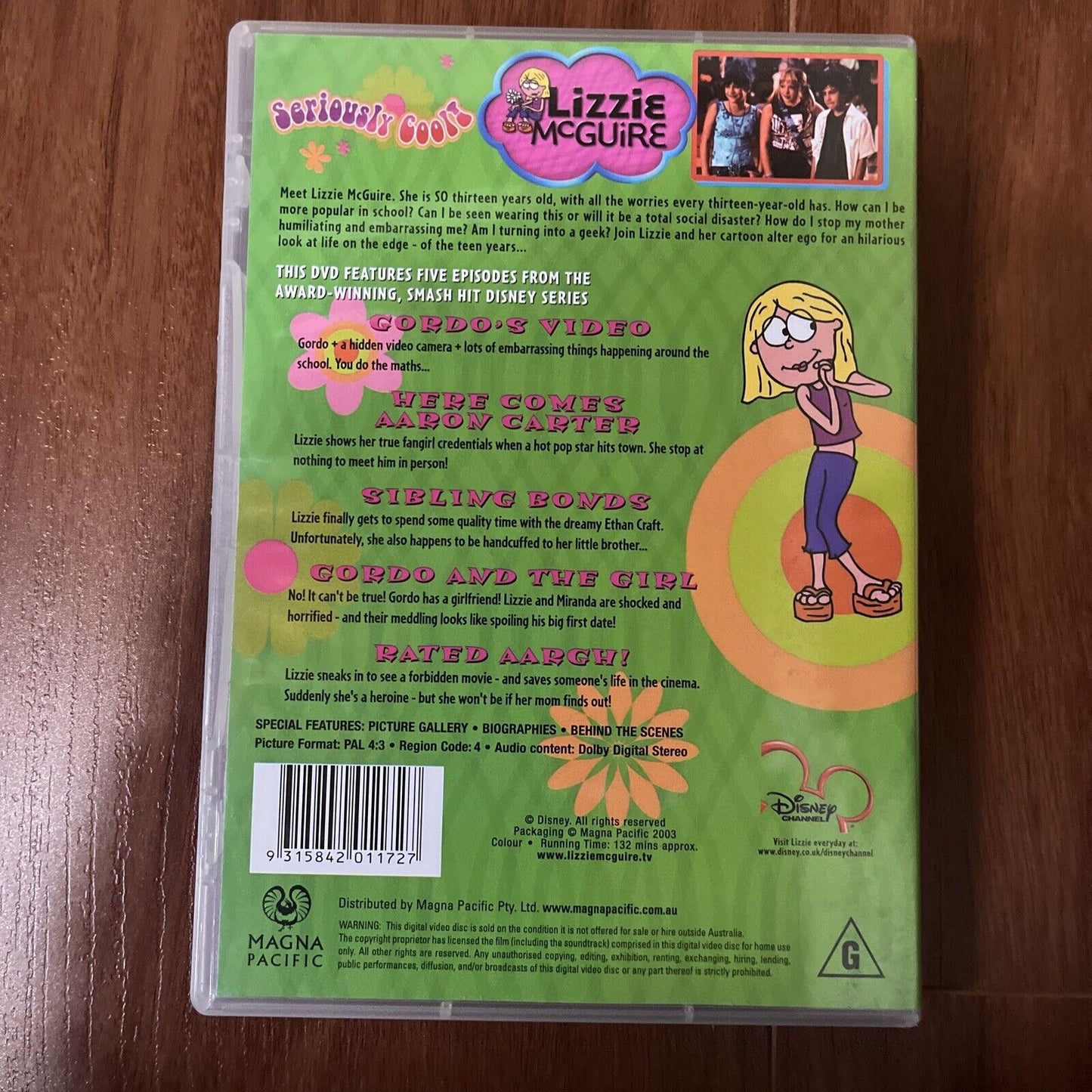 Lizzie McGuire - What's Lizzie Thinking : Vol 4 (DVD, 2002) NEW Region ...