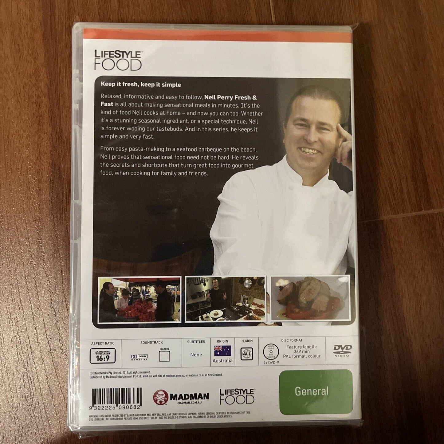 Neil Perry - Fresh & Fast (DVD, 2005) David Thompson NEW All Regions