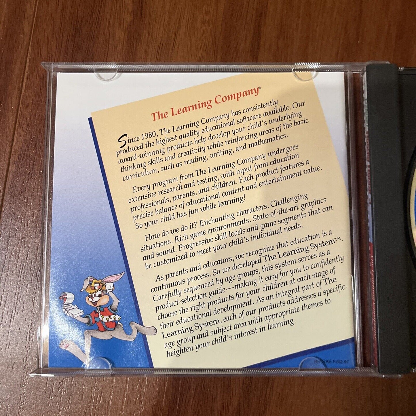 The Learning Company: Deluxe! Reader Rabbit 3 PC CDROM 1997