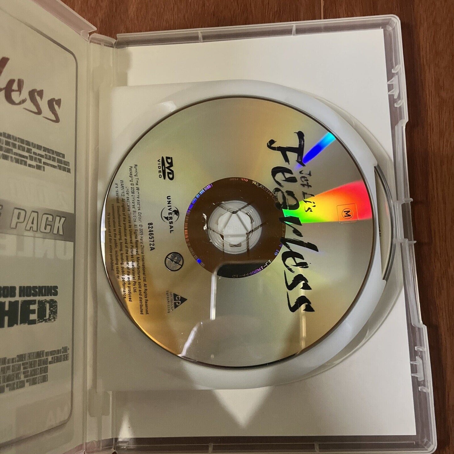 Fearless / Unleashed (DVD, 2005, 2-Disc) Jet Li, Shido Nakamura Region 4