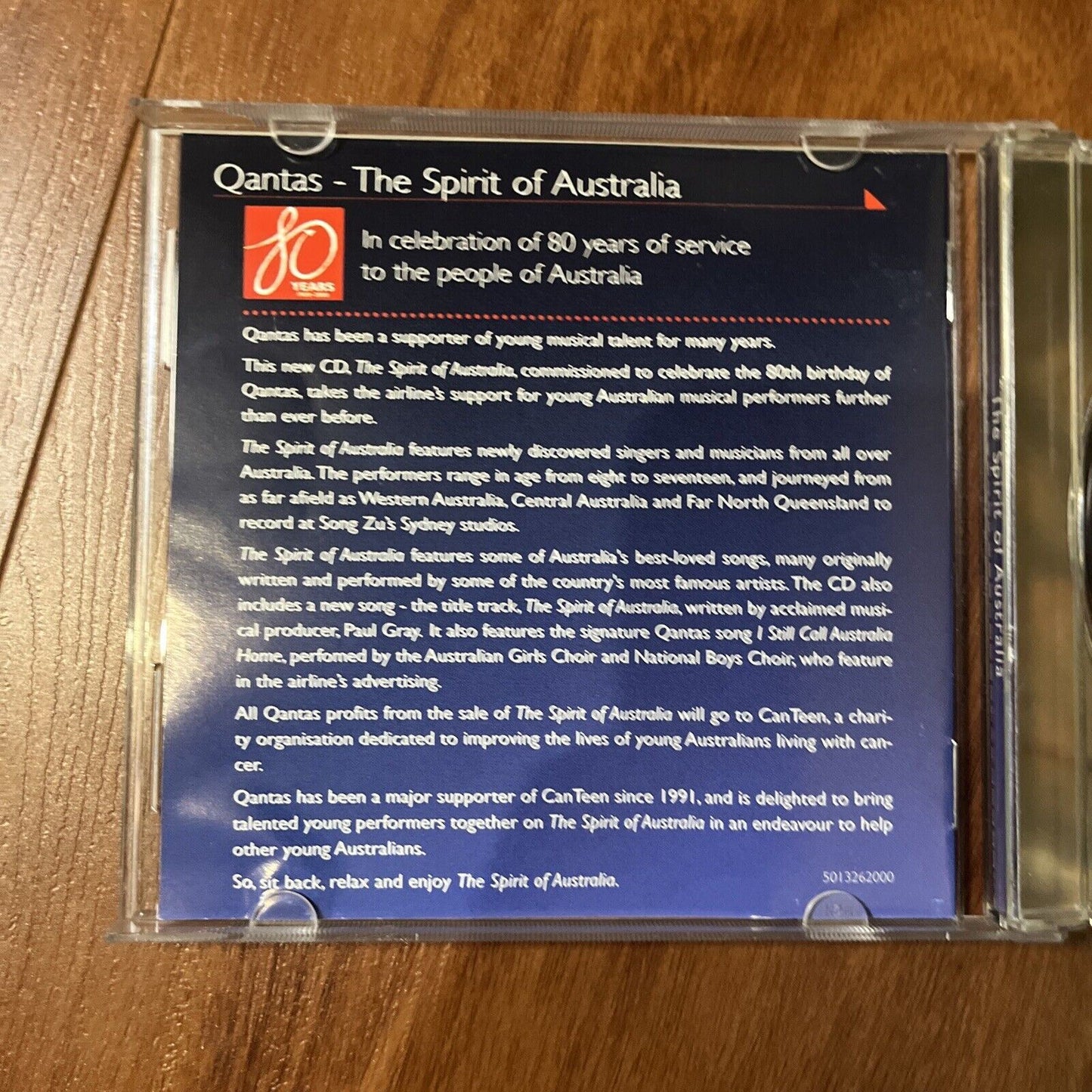 QANTAS Presents The Spirit of Australia CD (Sony, 2001)