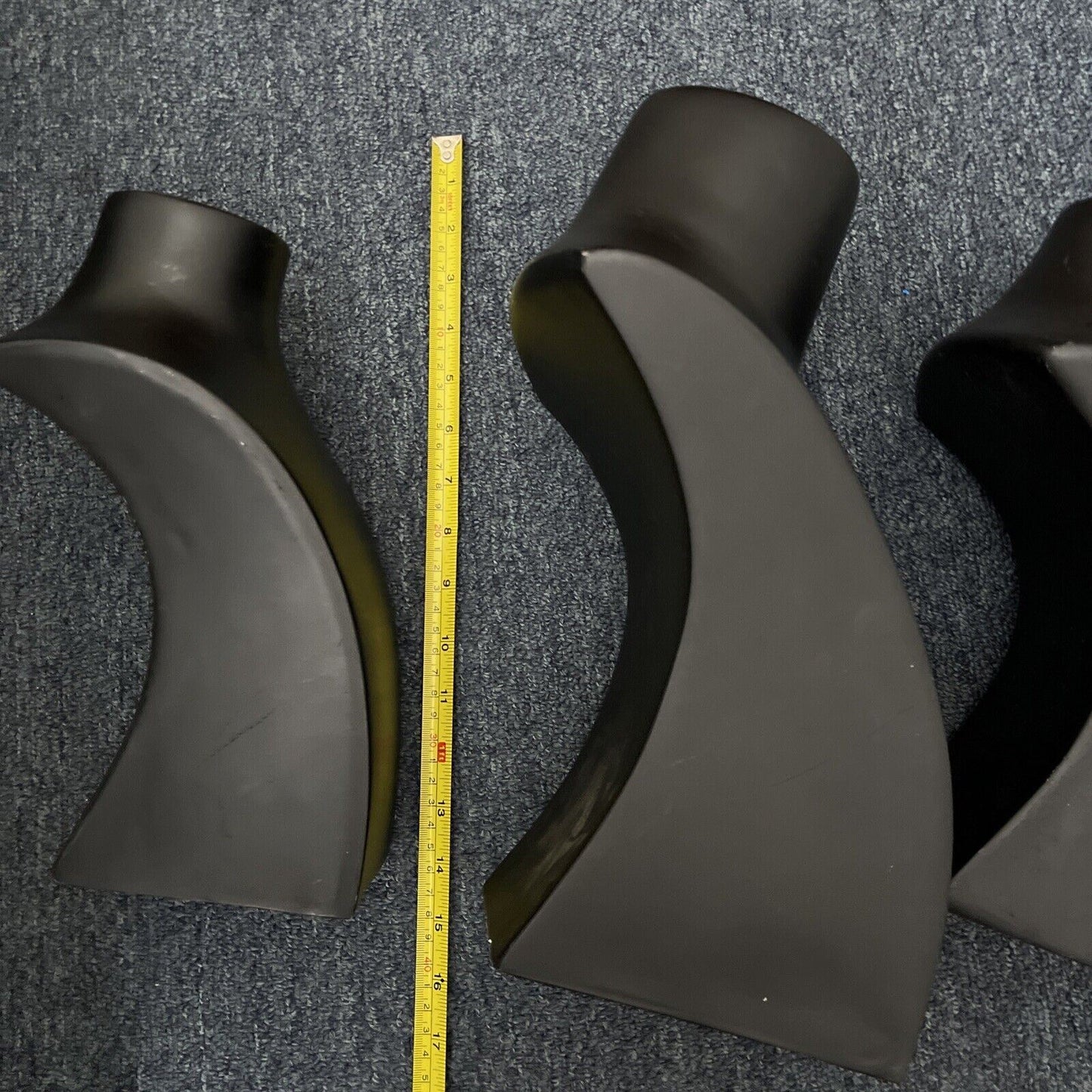 3x Necklace Jewellery Display Stand Black