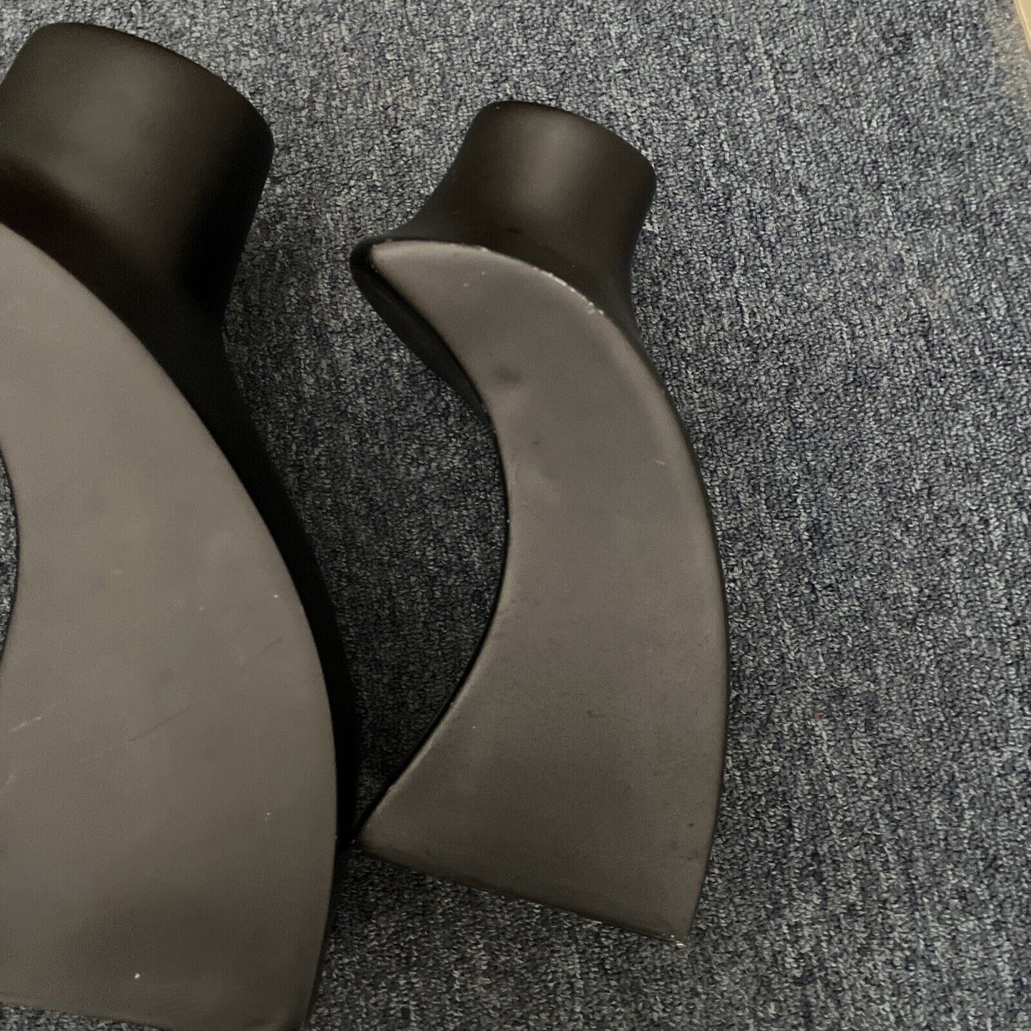 3x Necklace Jewellery Display Stand Black