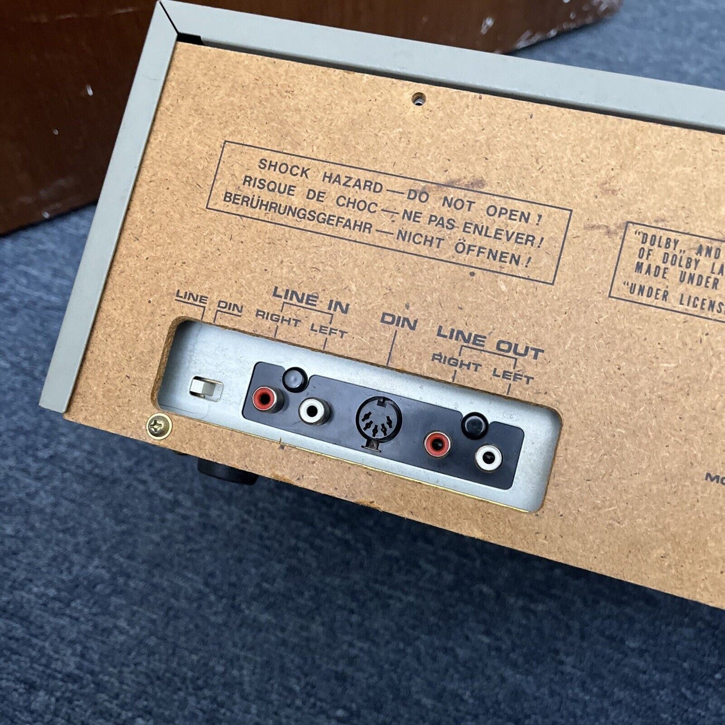 Akai Stereo Cassette Deck CS-M02 *for parts or repair - requires belt change*