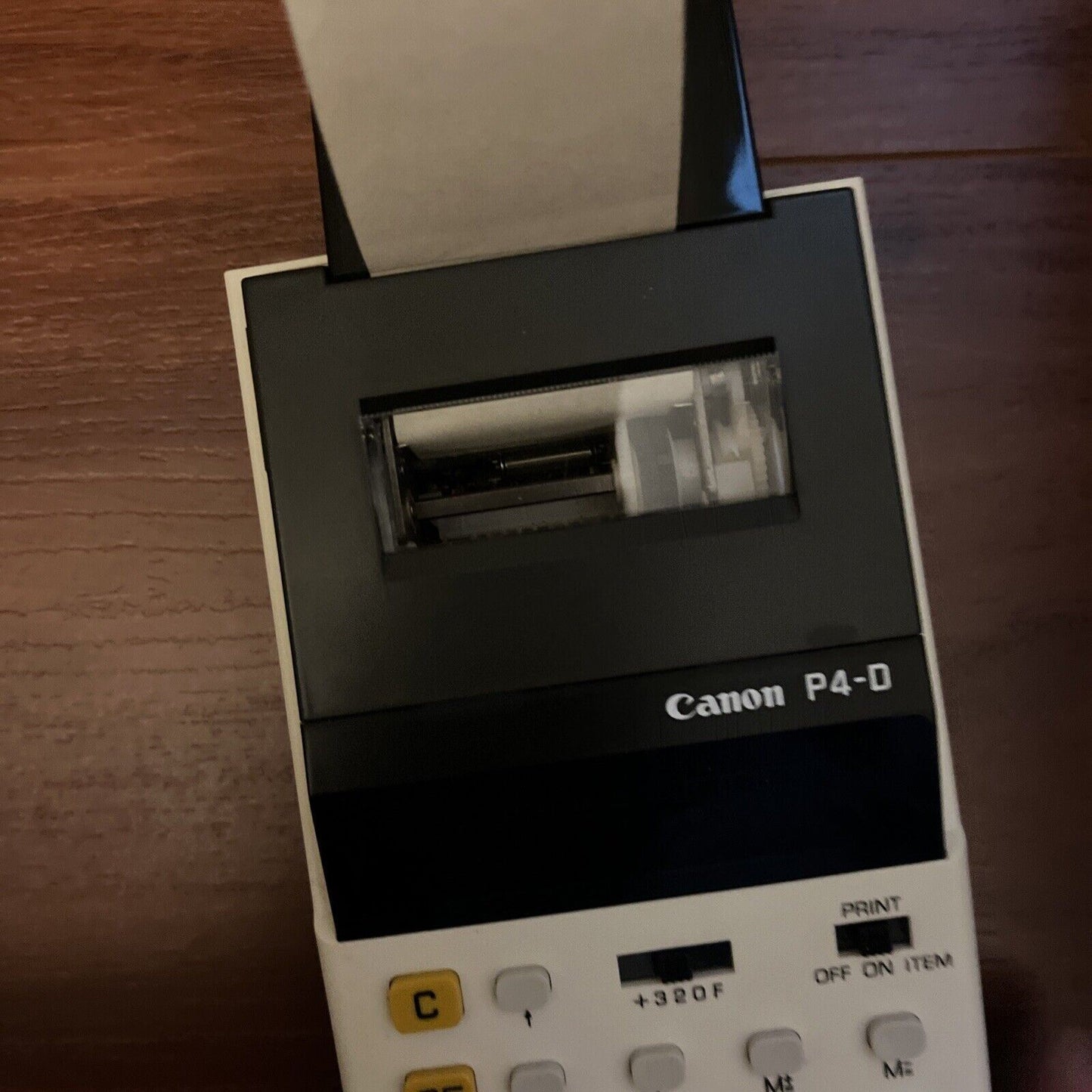 Canon P4-D Palm Printer Calculator *for parts or repair*