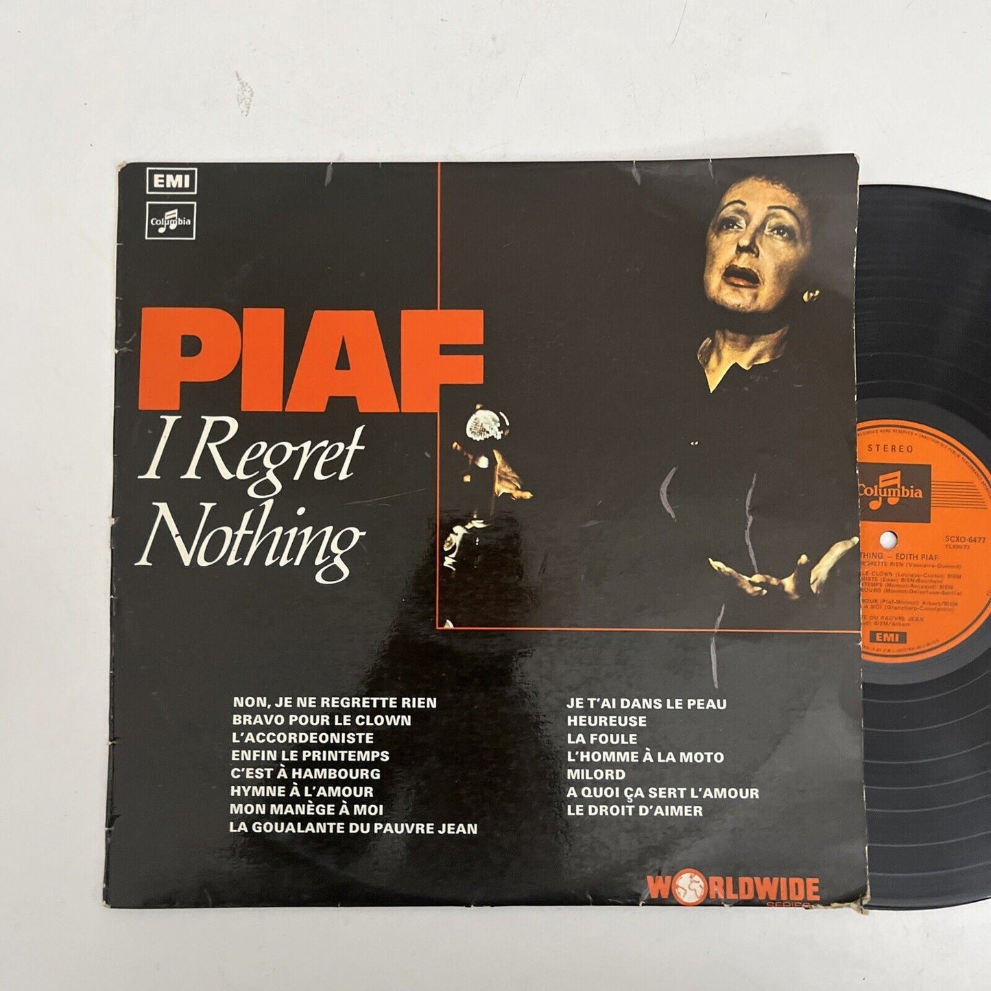 Edith Piaf - I Regret Nothing (Vinyl, 1962)