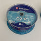 *New Sealed* 2x Verbatim CD-R 700MB/52X - 25 Pack Spindle