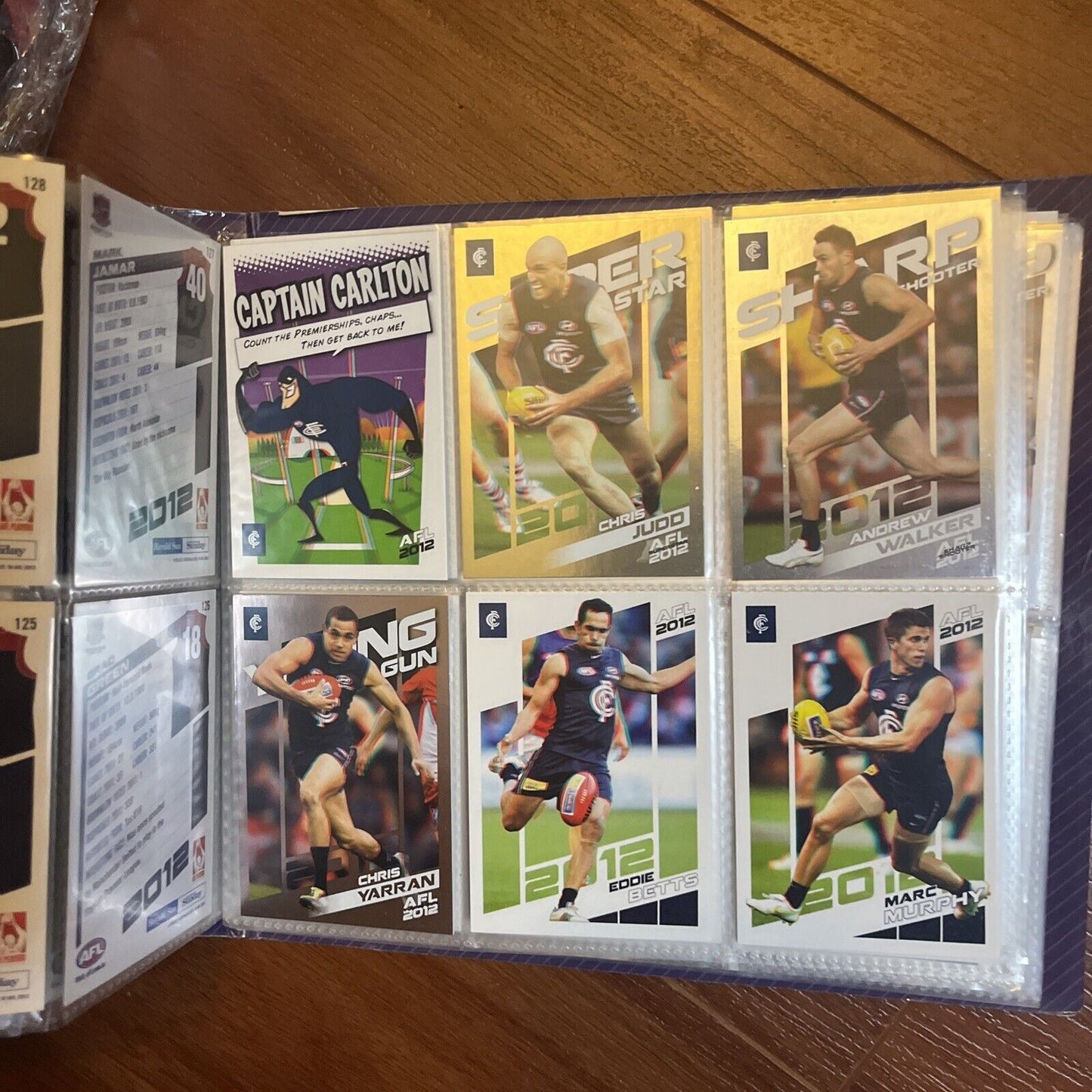 215x Collector's Cards Herald Sun AFL Footy 3D 2012