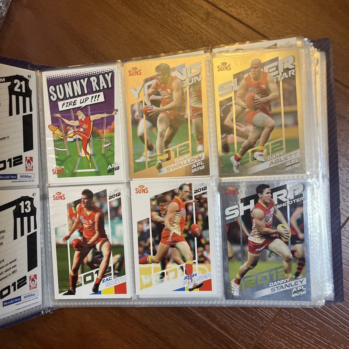 215x Collector's Cards Herald Sun AFL Footy 3D 2012