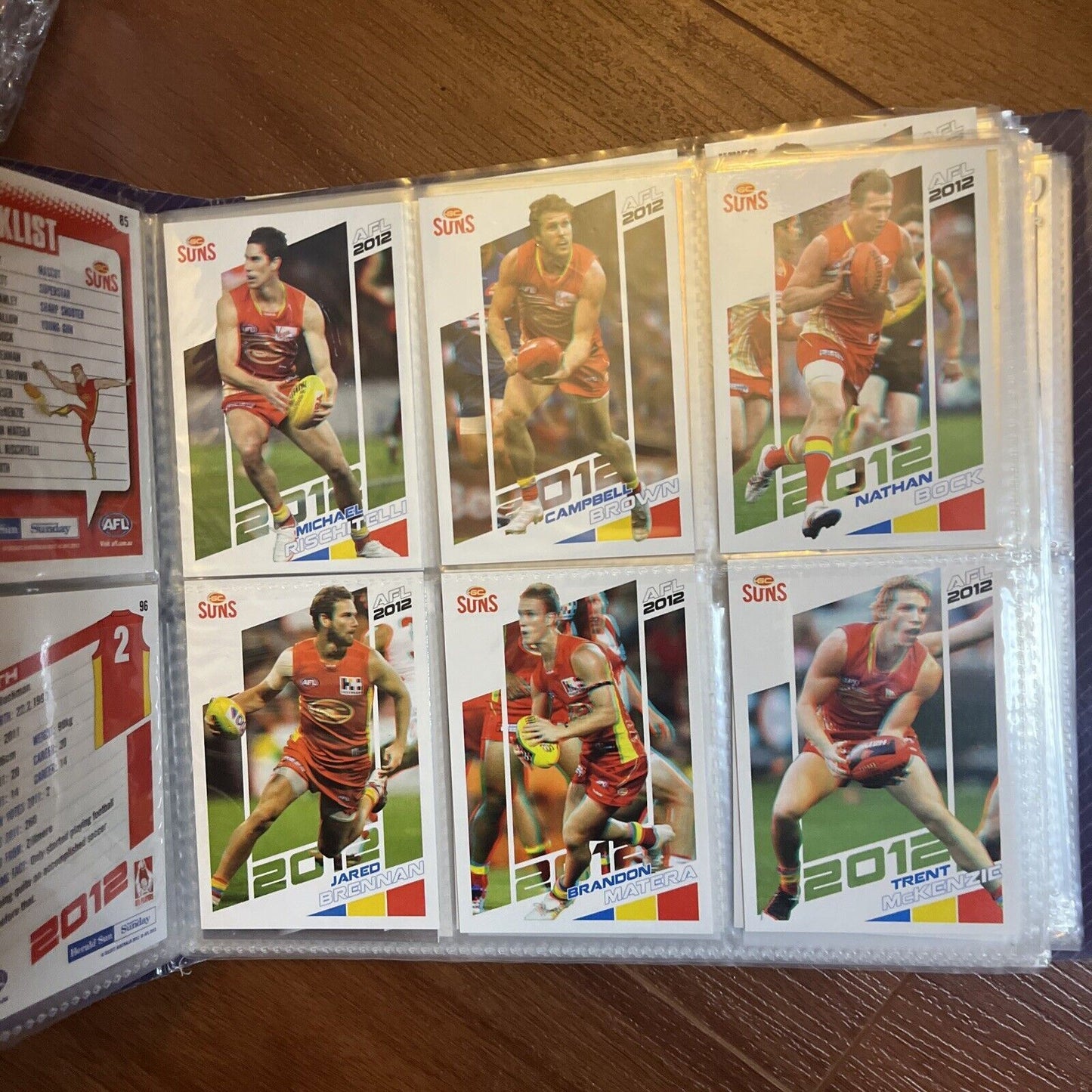 215x Collector's Cards Herald Sun AFL Footy 3D 2012