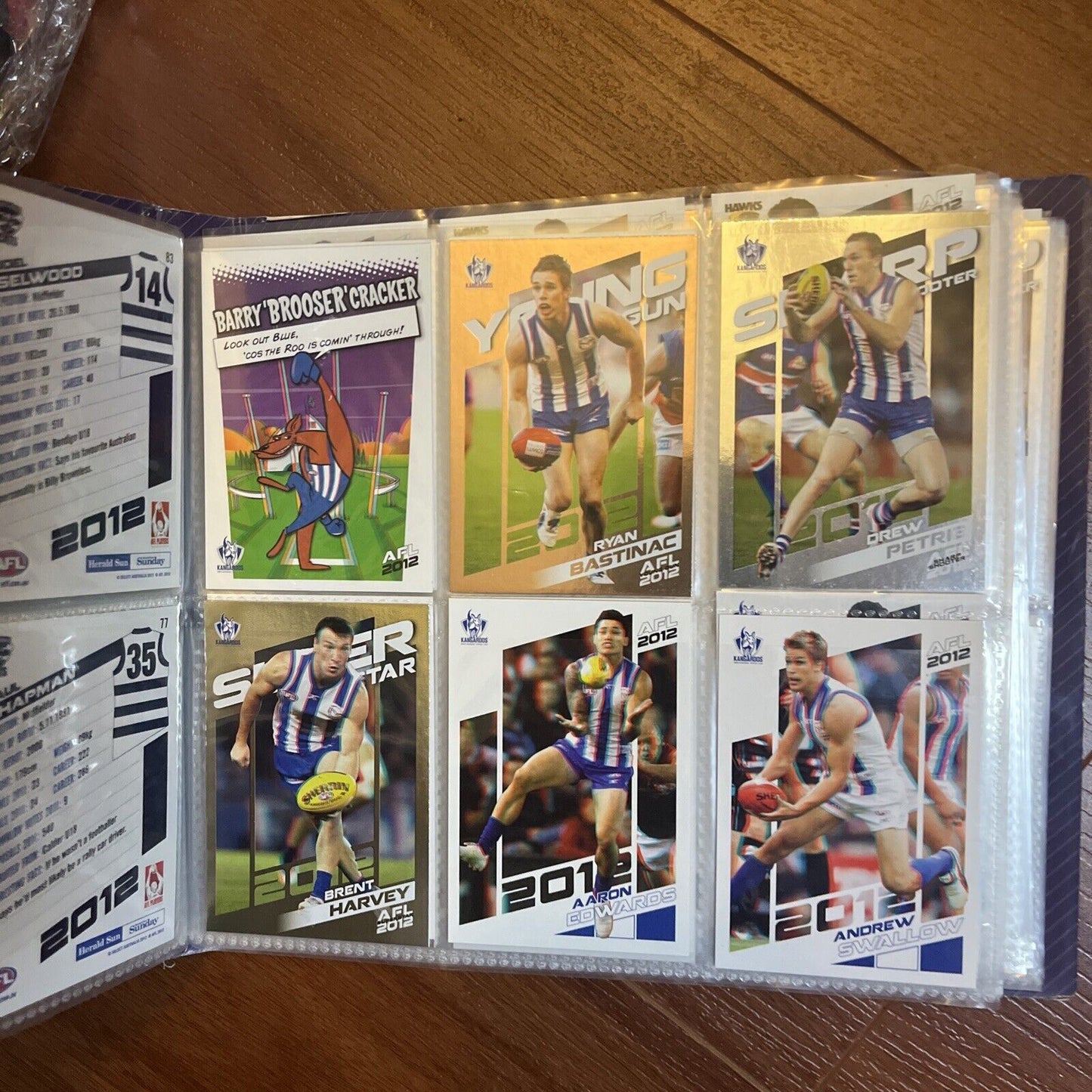 215x Collector's Cards Herald Sun AFL Footy 3D 2012