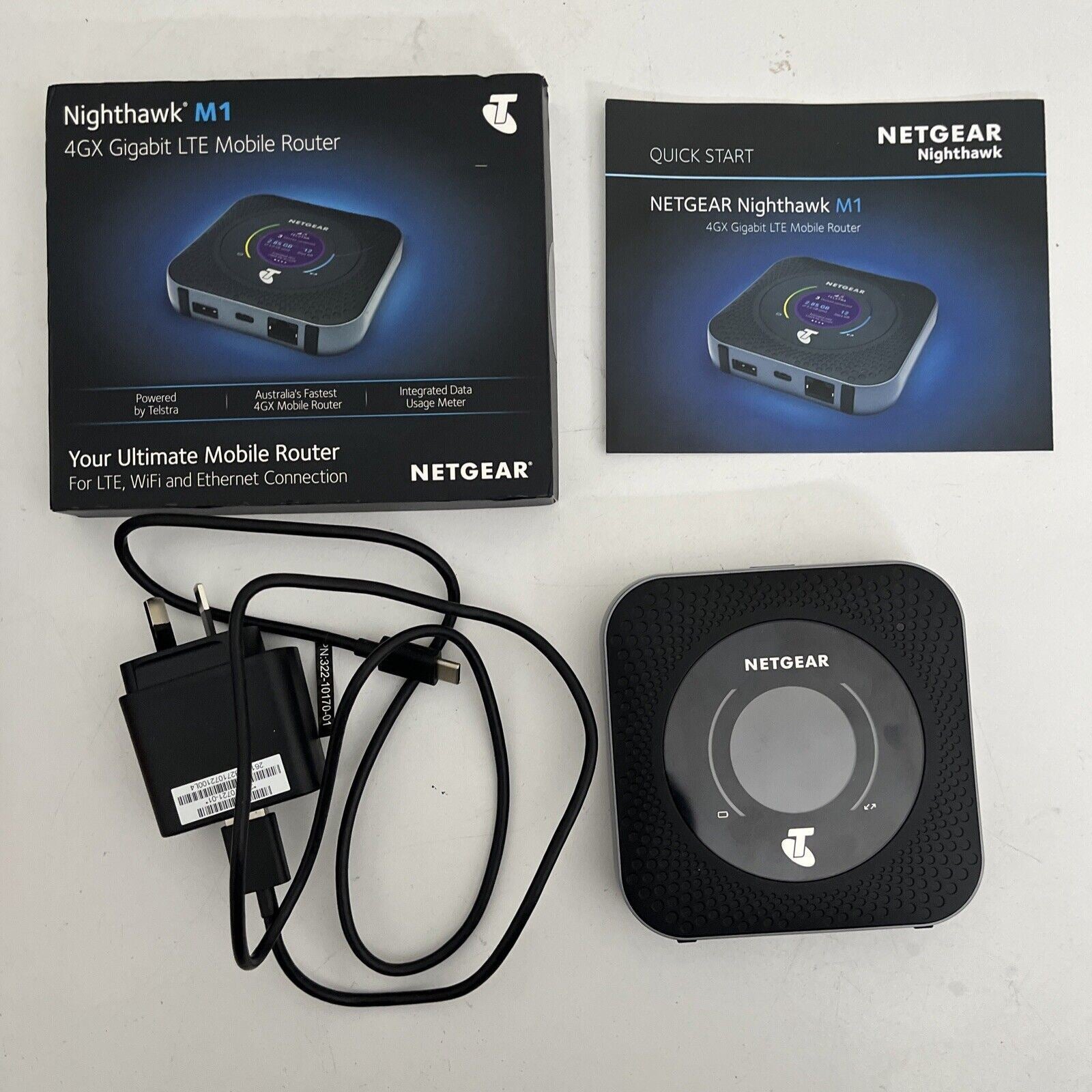 Telstra Netgear Nighthawk M1 4gx Gigabit LTE Mobile Router *Telstra Lo ...