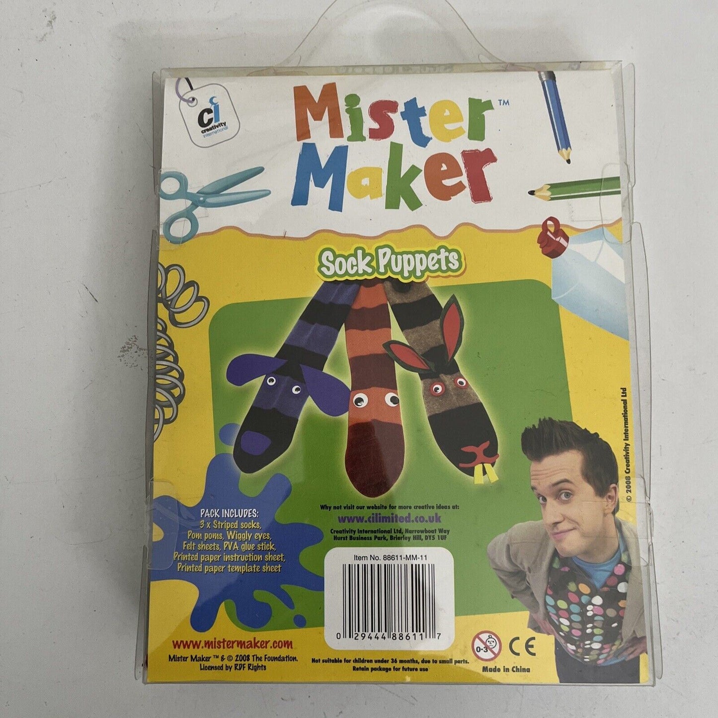 Mister Maker Sock Puppets - Makes 3 Puppets