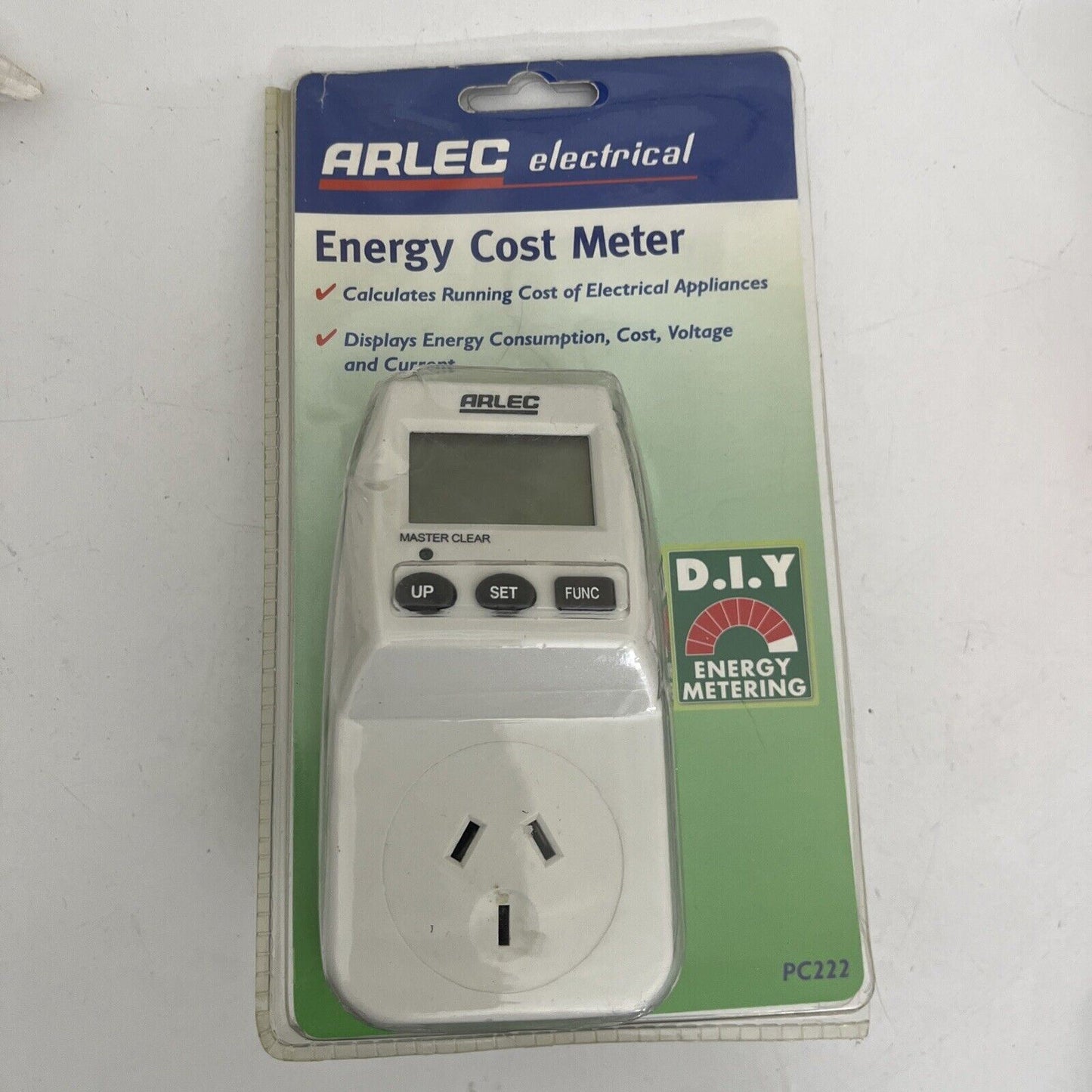 Arlec PC222 Electrical Energy Cost Meter