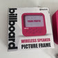 Billboard Bluetooth Wireless Speaker Picture Frame 4x6 Pink *Opened Never Used*