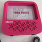 Billboard Bluetooth Wireless Speaker Picture Frame 4x6 Pink *Opened Never Used*
