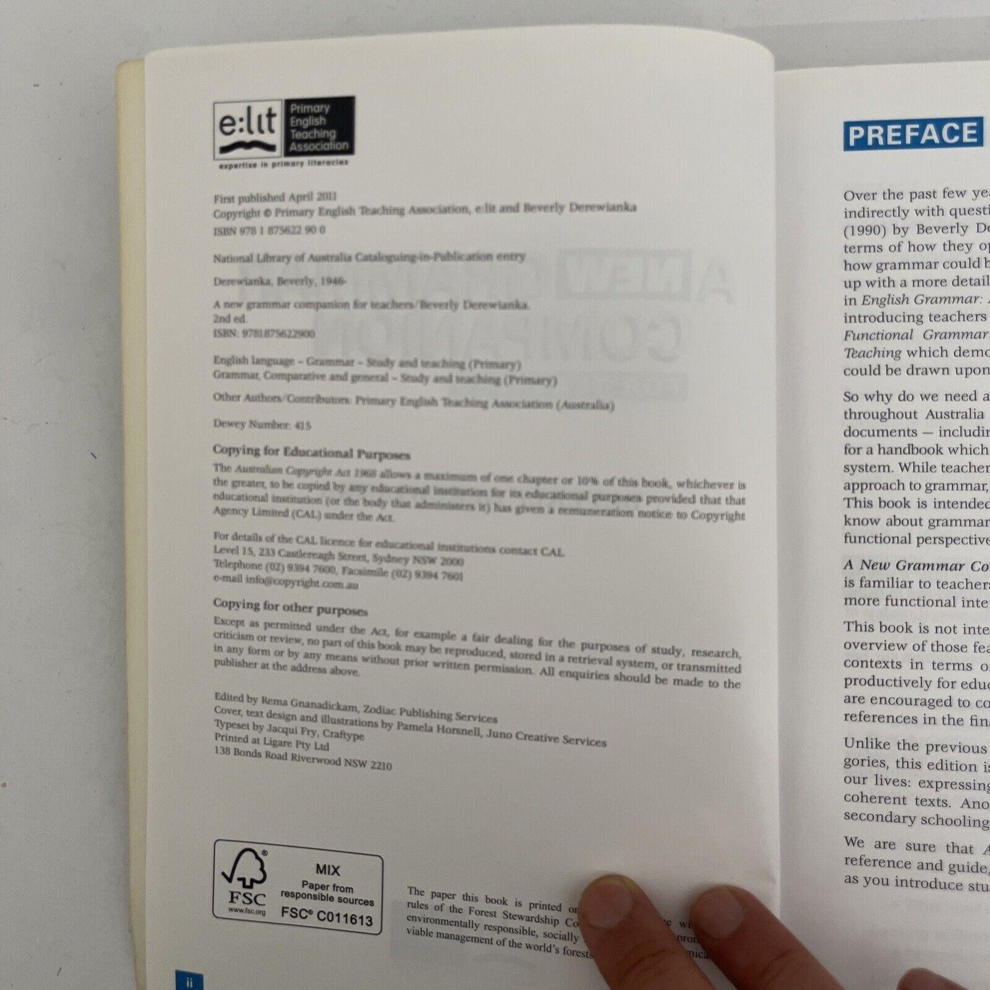 A New Grammar Companion for Teachers by Beverly Derewianka (Paperback, 2011)