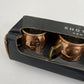4x Shot Glasses - Genuine Copper