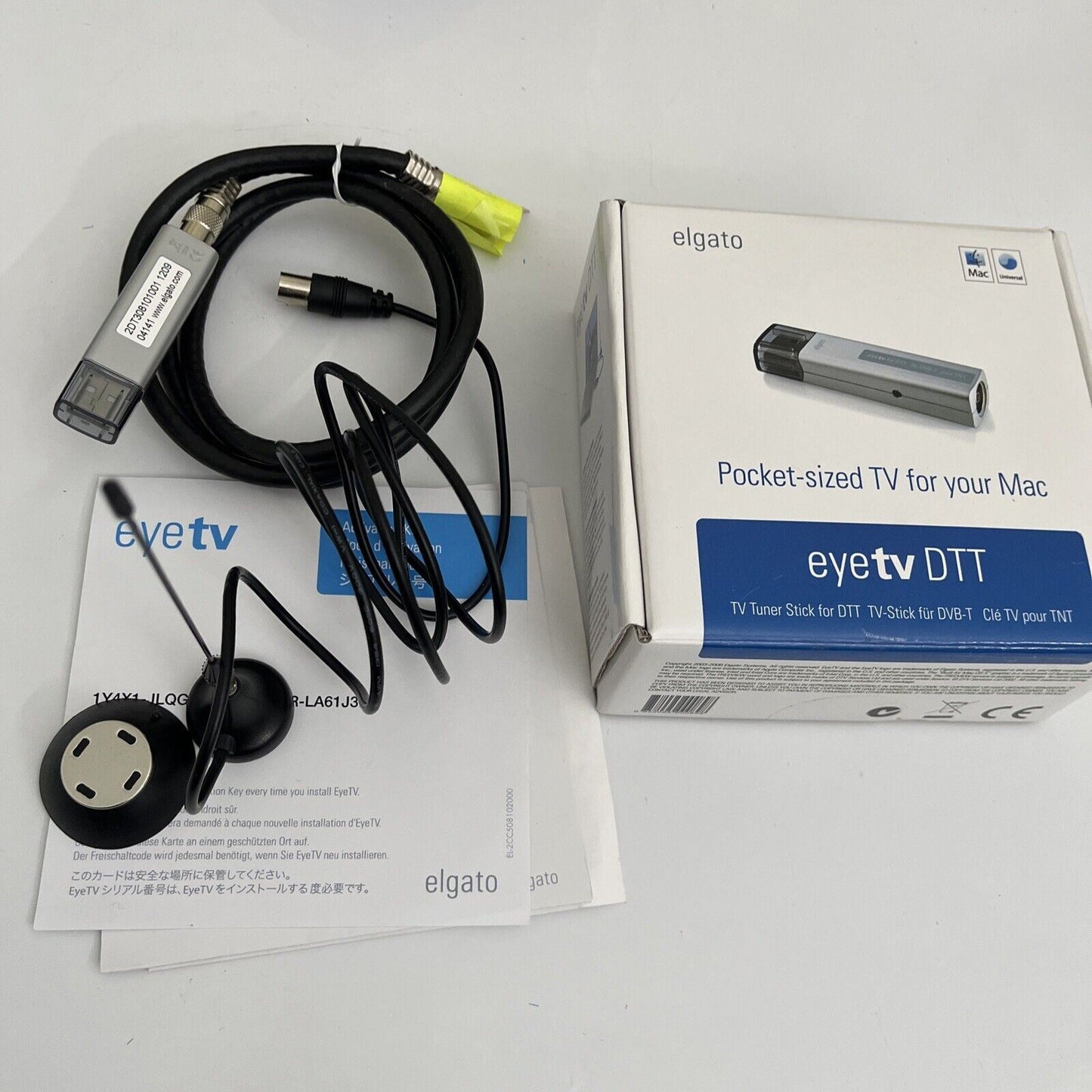 Elgato Eyetv Digital TV Tuner USB for Mac DVB-T