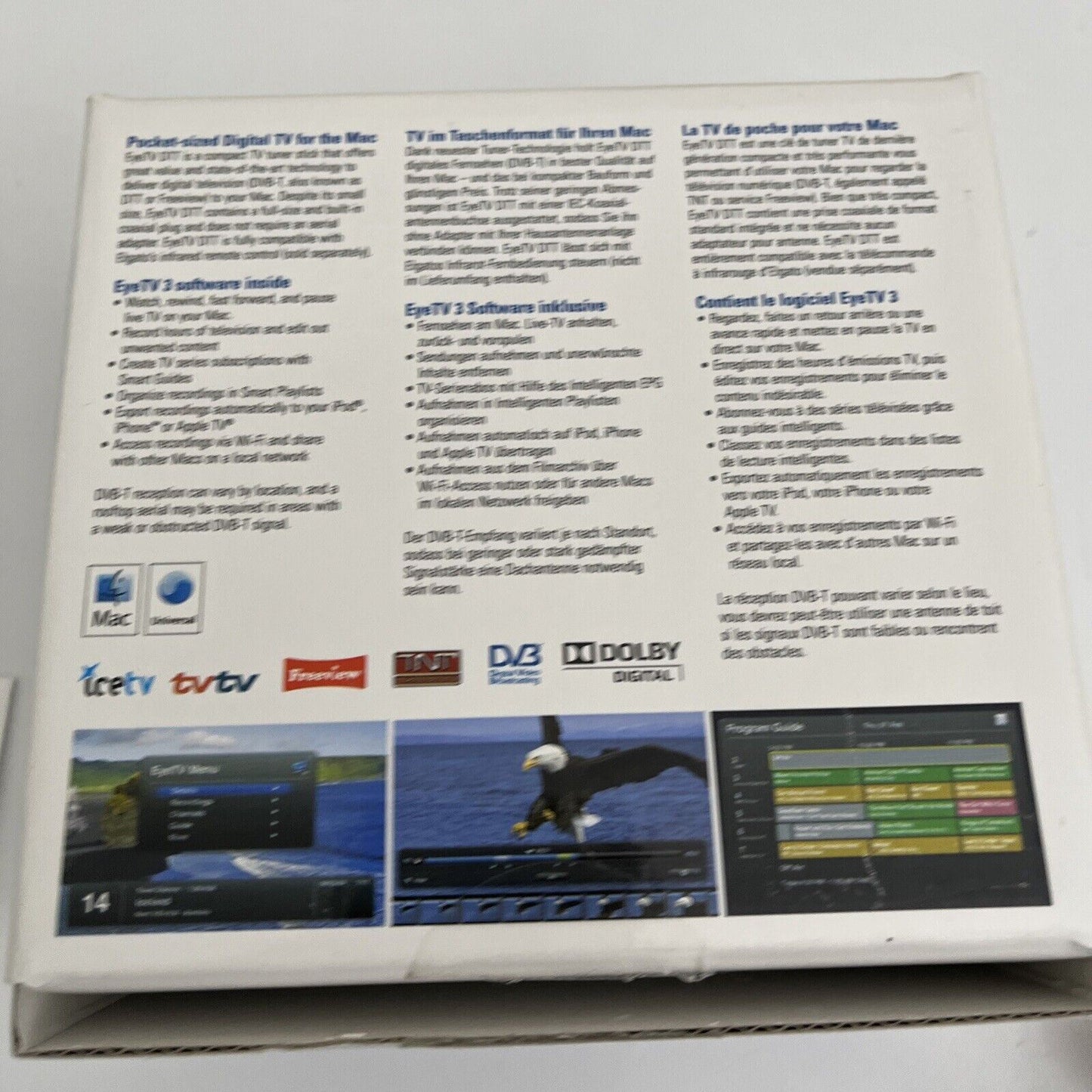 Elgato Eyetv Digital TV Tuner USB for Mac DVB-T