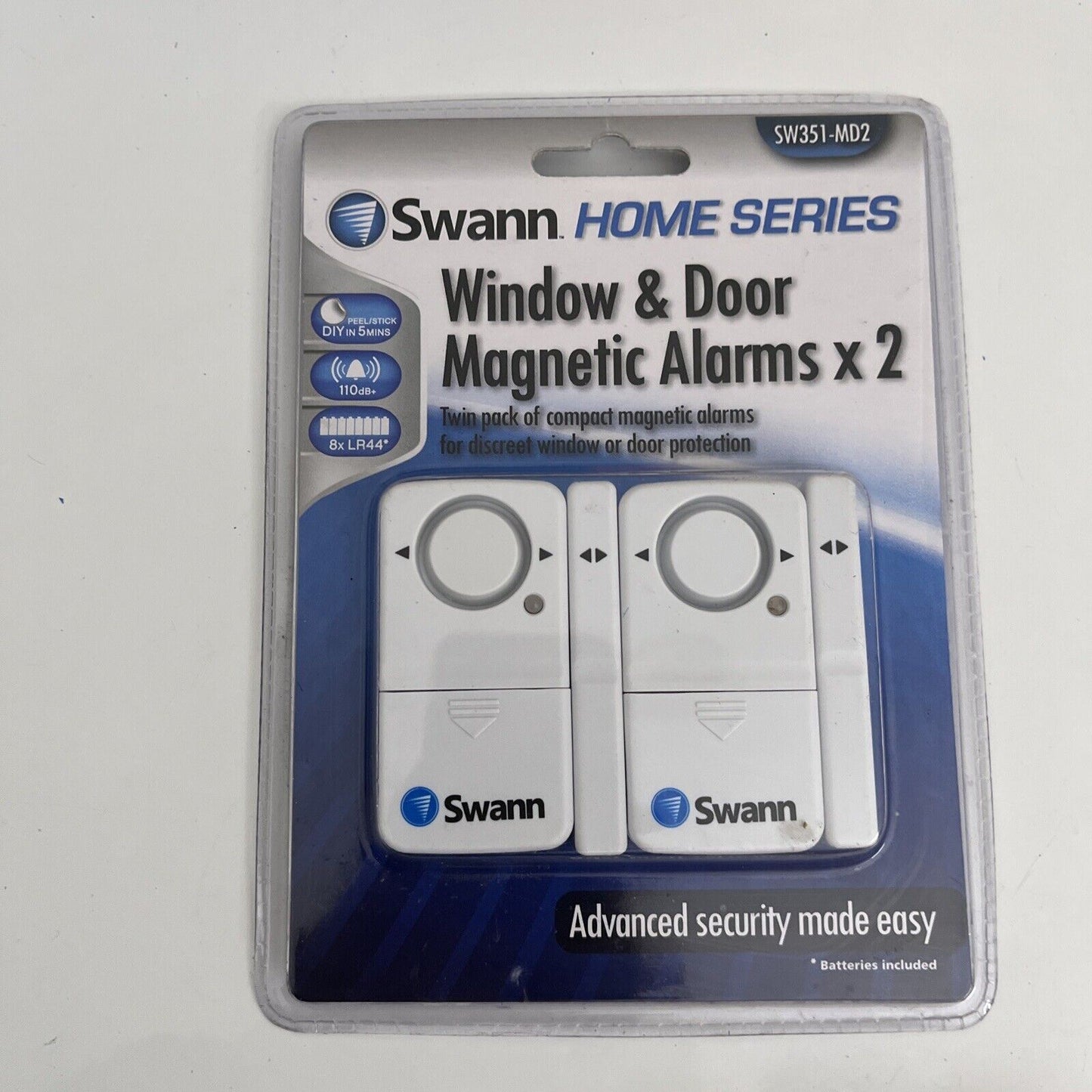 Swann Home Series Window & Door Magnetic Alarms, 2-Pack, SW351-MD2