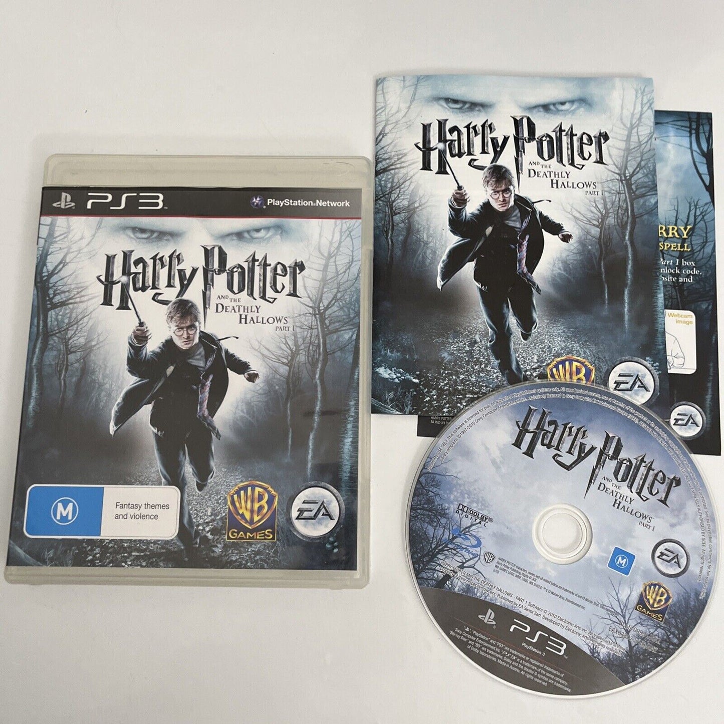 Harry Potter and the Deathly Hallows Part 1 -  PS3 Sony PlayStation 3 Manual