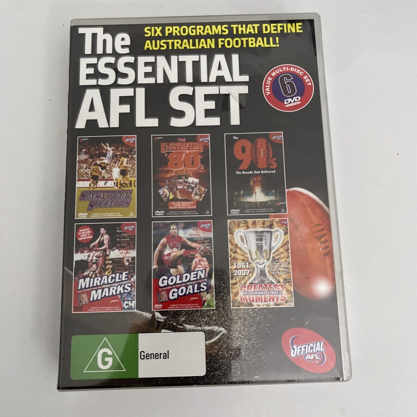 *New Sealed* AFL - Essential AFL (DVD, 2010, 6-Disc) All Regions