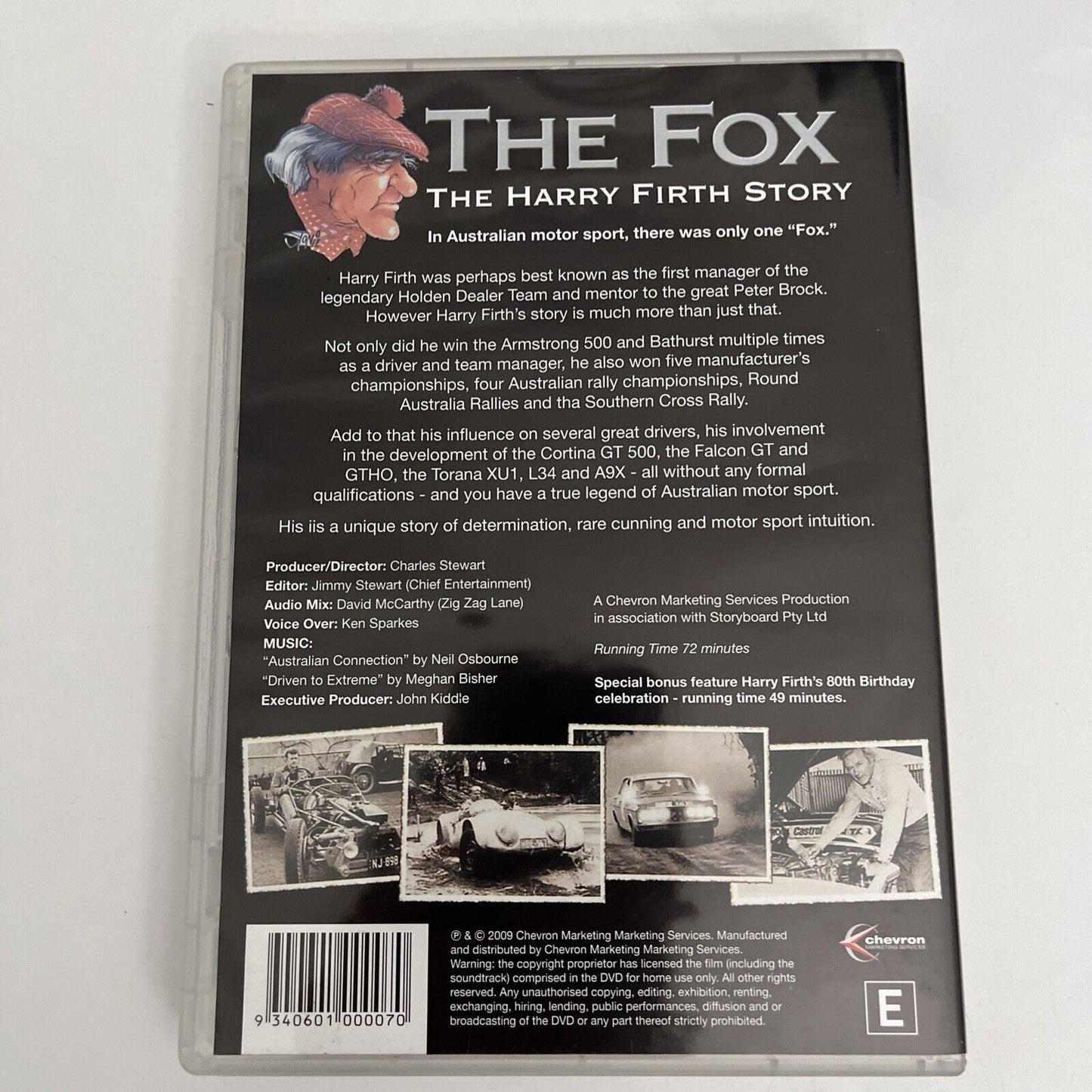 The Fox - The Harry Firth Story (DVD, 2009) NEW All Regions