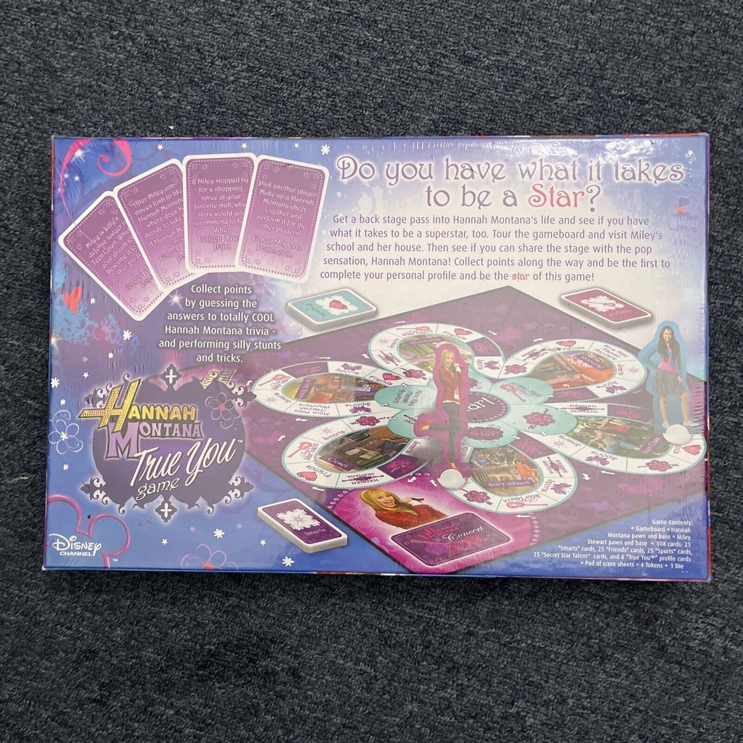 *New Sealed* Hannah Montana True You Game Board Game Walmart Exclusive
