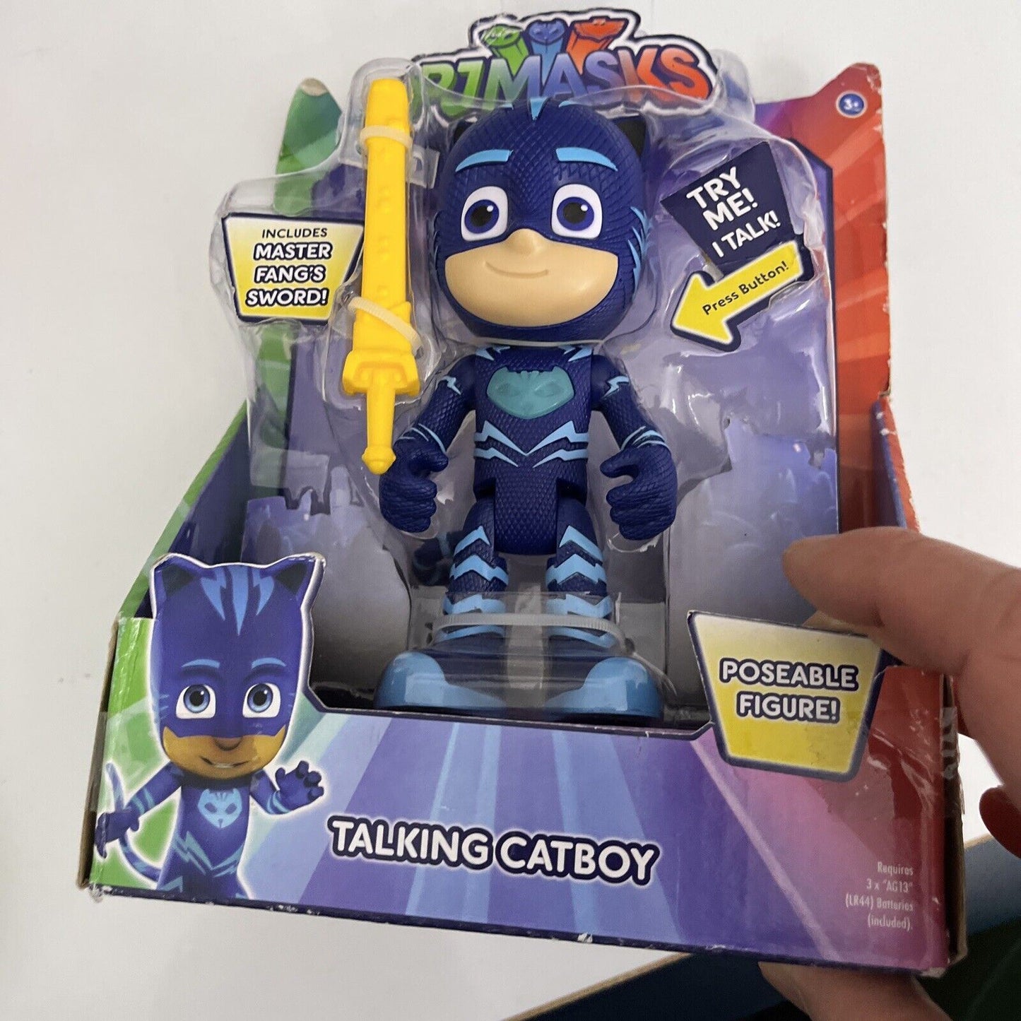 PJ Masks Talking Catboy Poseable Figure Toy Just Play 2017 Brand New