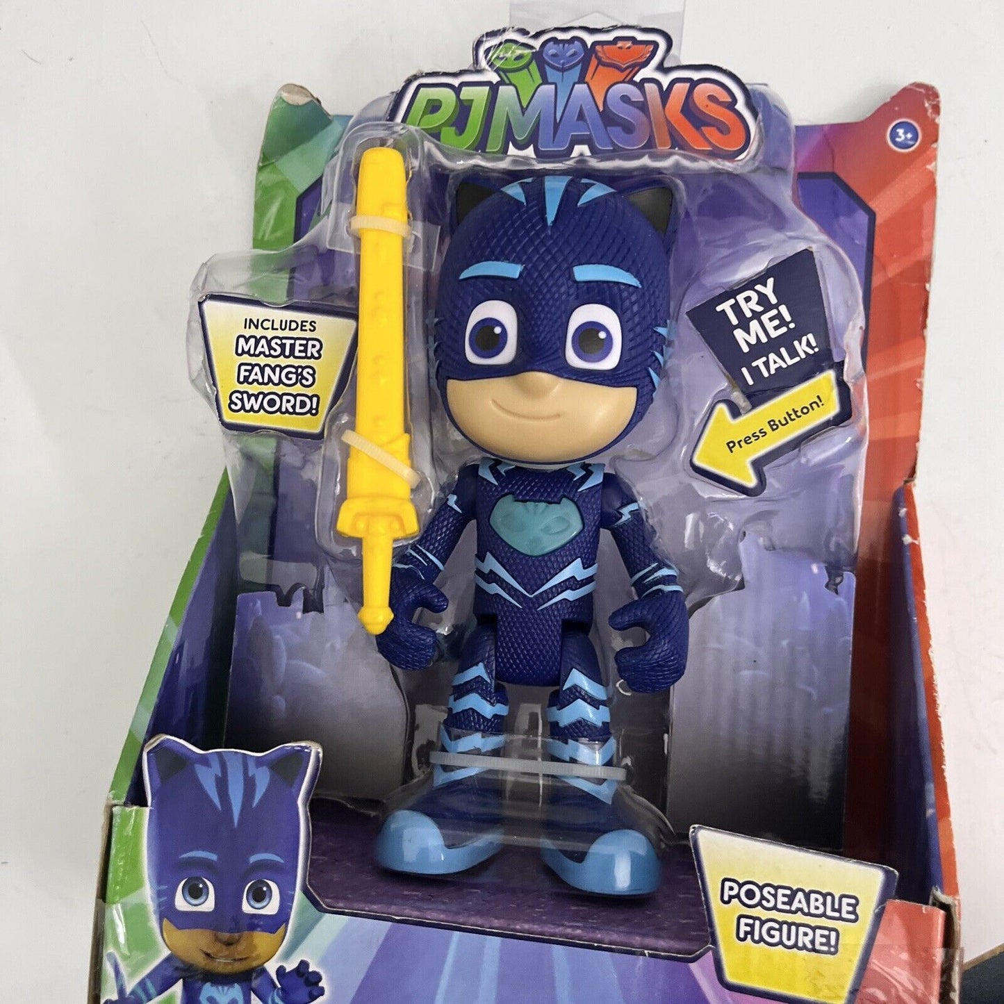 PJ Masks Talking Catboy Poseable Figure Toy Just Play 2017 Brand New