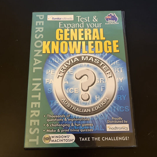 Test & Expand Your General Knowledge Trivia Master Australian Edition PC MAC