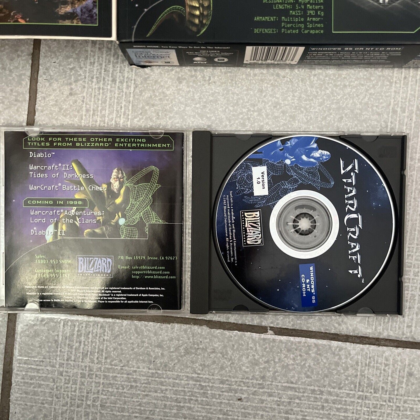 Starcraft - Collector's Special Edition Box PC CDROM 1997