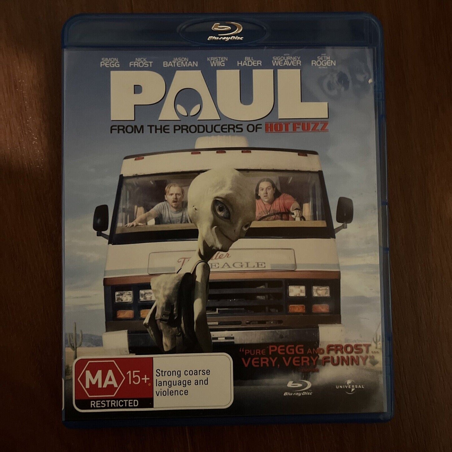 Paul (Blu-ray, 2011) Simon Pegg, Nick Frost, Jeremy Owen, Jeffrey Tambor RegionB