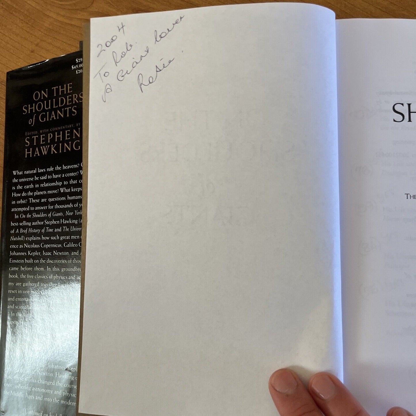 On the Shoulders of Giants The Great Works of Physics Astronomy Stephen Hawkings